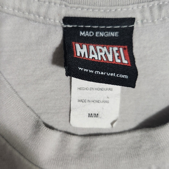 Marvel Shirt Adult Medium Ironman Thor Captain America Mad Engine Mens G… - Picture 5 of 5